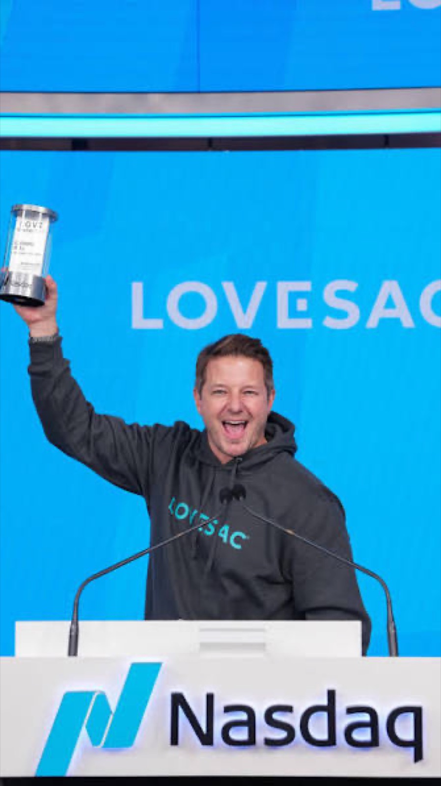 Shawn Nelson at Nasdaq IPO