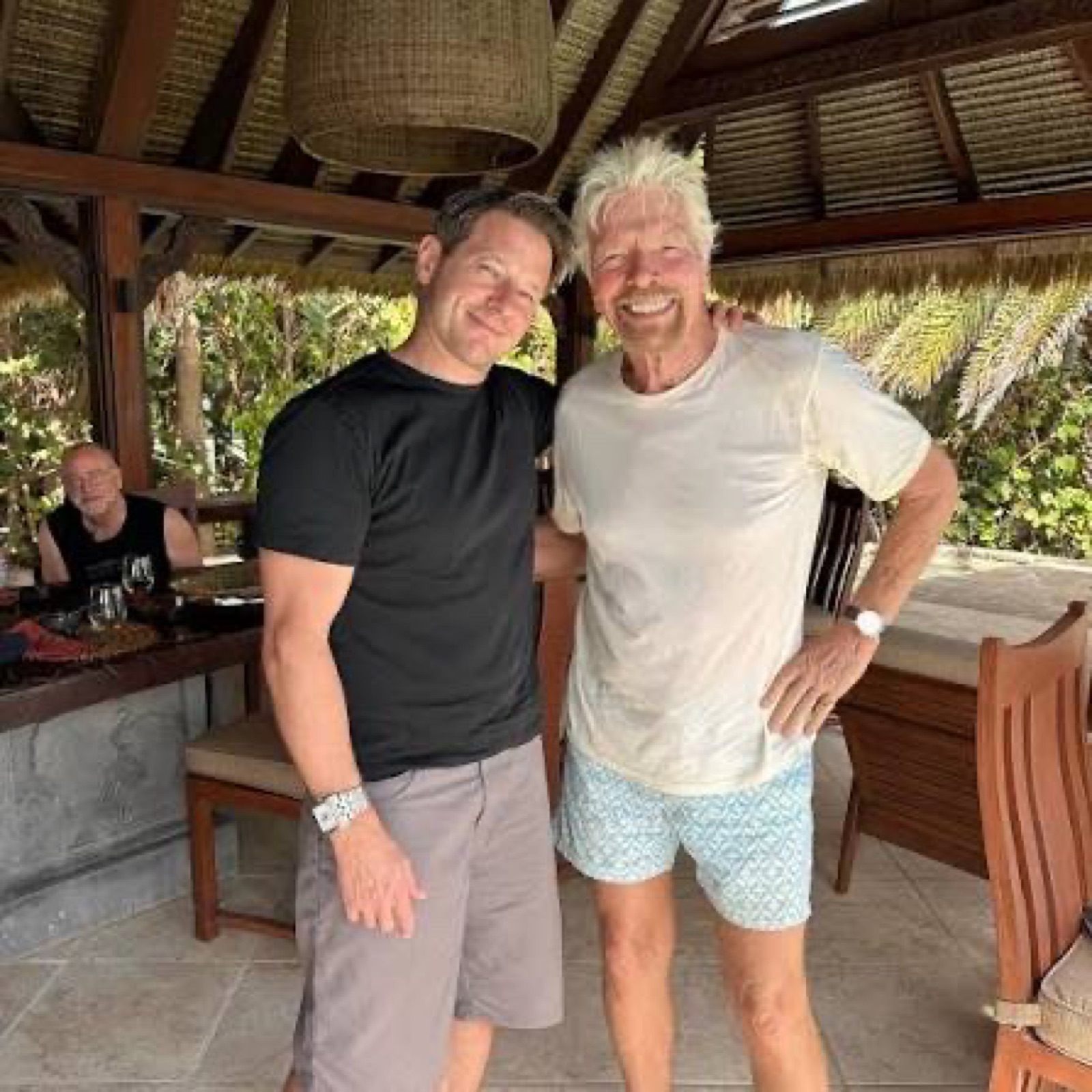 Shawn Nelson with Richard Branson
